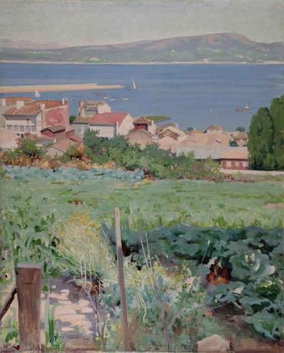 Paisaje de Vigo by Ángel Carrasco Garrorena, Painting