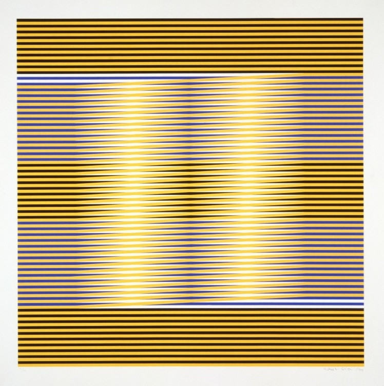 Inducción Cromática by Carlos Cruz-Diez, Painting