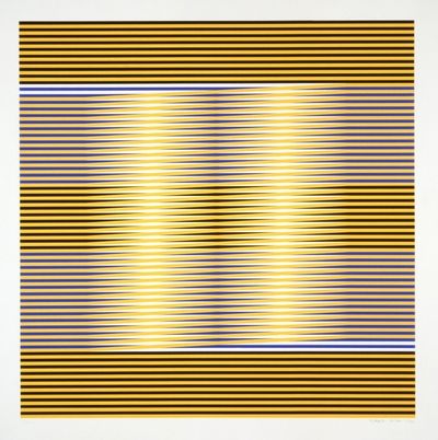 Inducción Cromática by Carlos Cruz-Diez, Painting