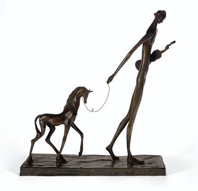 El Último Unicornio by Charlotte Yazbek, Sculpture