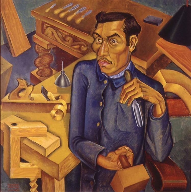 El Ebanista by Gabriel Fernández Ledesma, Painting