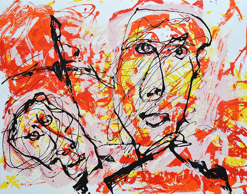 A Dónde Vamos A Parar by Alejandro Santiago, Work on Paper